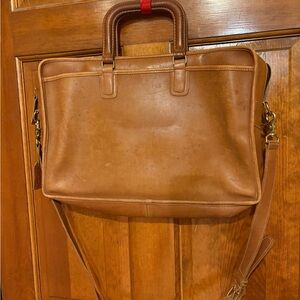 Coach Tan Leather Men's Briefcase